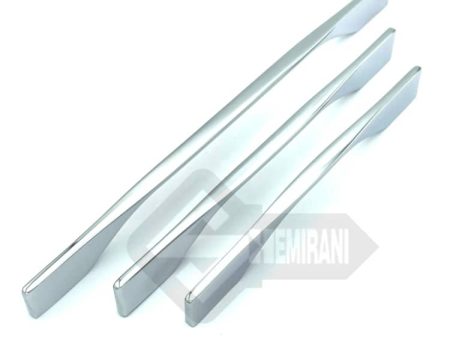 دستگیره کابینت برنز استیل مدل C-28 کروم براق