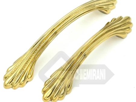 دستگیره کابینت برنز استیل مدل C-29 طلایی PVD
