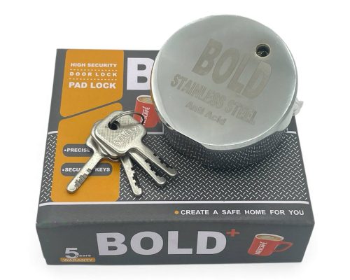 قفل گرد پشت بسته bold کلید سولکس
