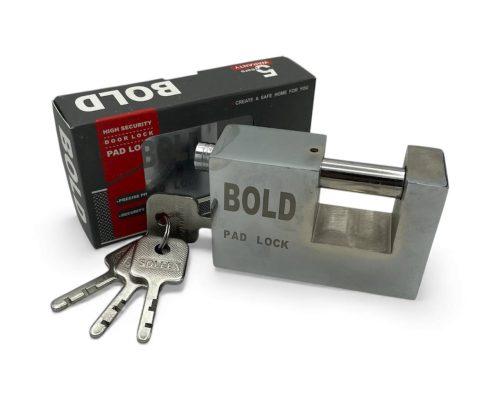 قفل کتابی فولادی bold کلید سولکس